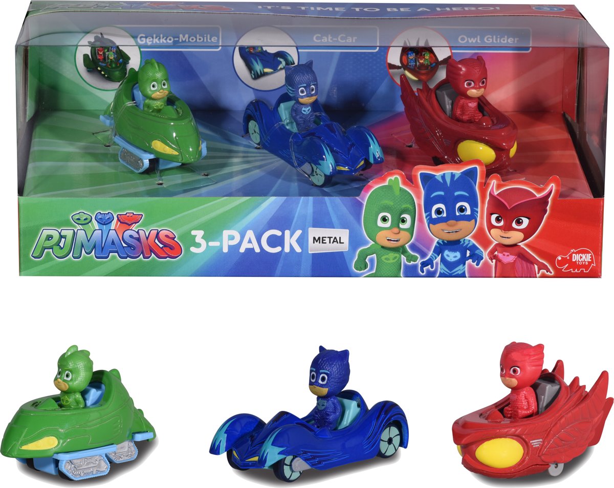 Dickie PJ Masks speelfiguren 3-pack