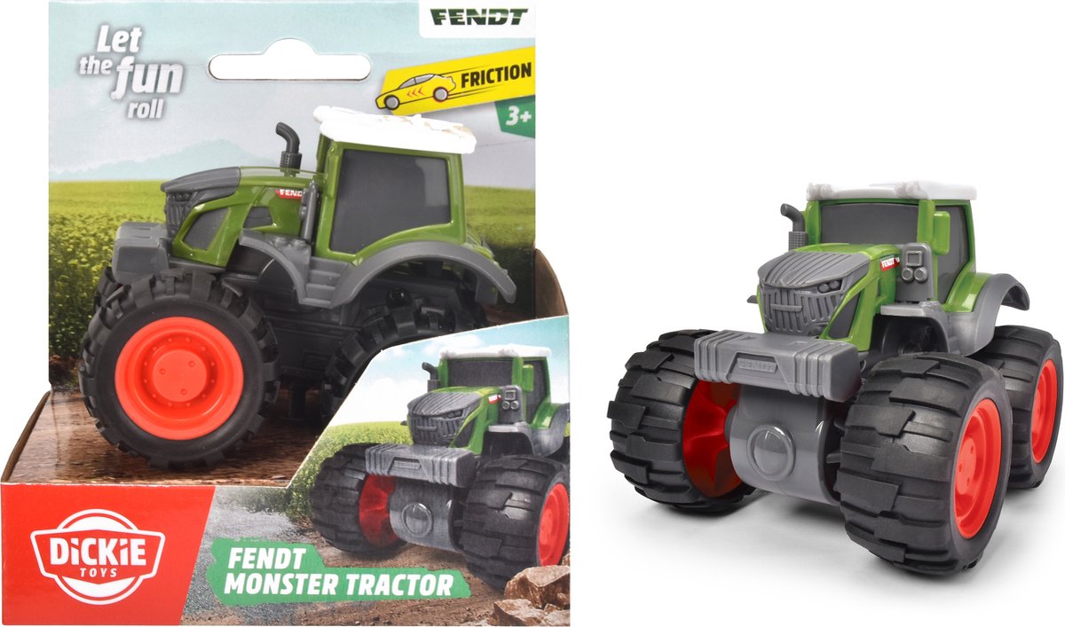 Dickie Toys Fendt Monster Tractor - Speelgoedvoertuig