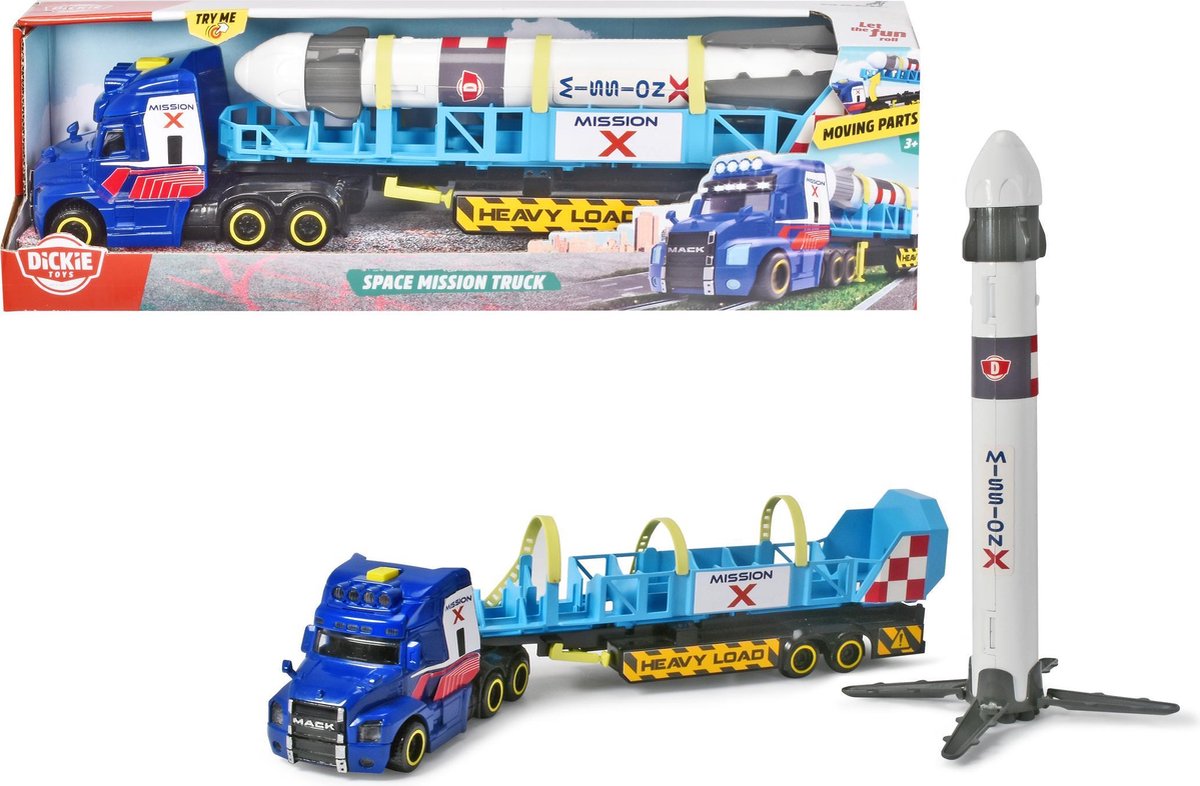 Dickie Toys Space Mission Truck - 41 cm - Speelgoedvoertuig