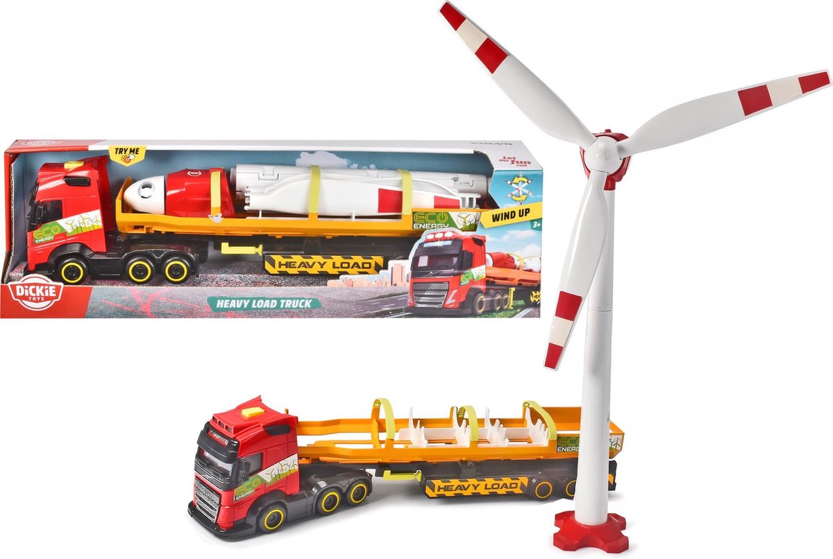 Dickie Toys Windturbine Truck - 40cm - Speelgoedvoertuig