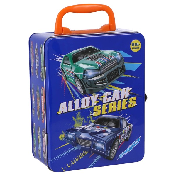 Opbergbox Metaal Met 2 Diecast Freewheel Auto\s