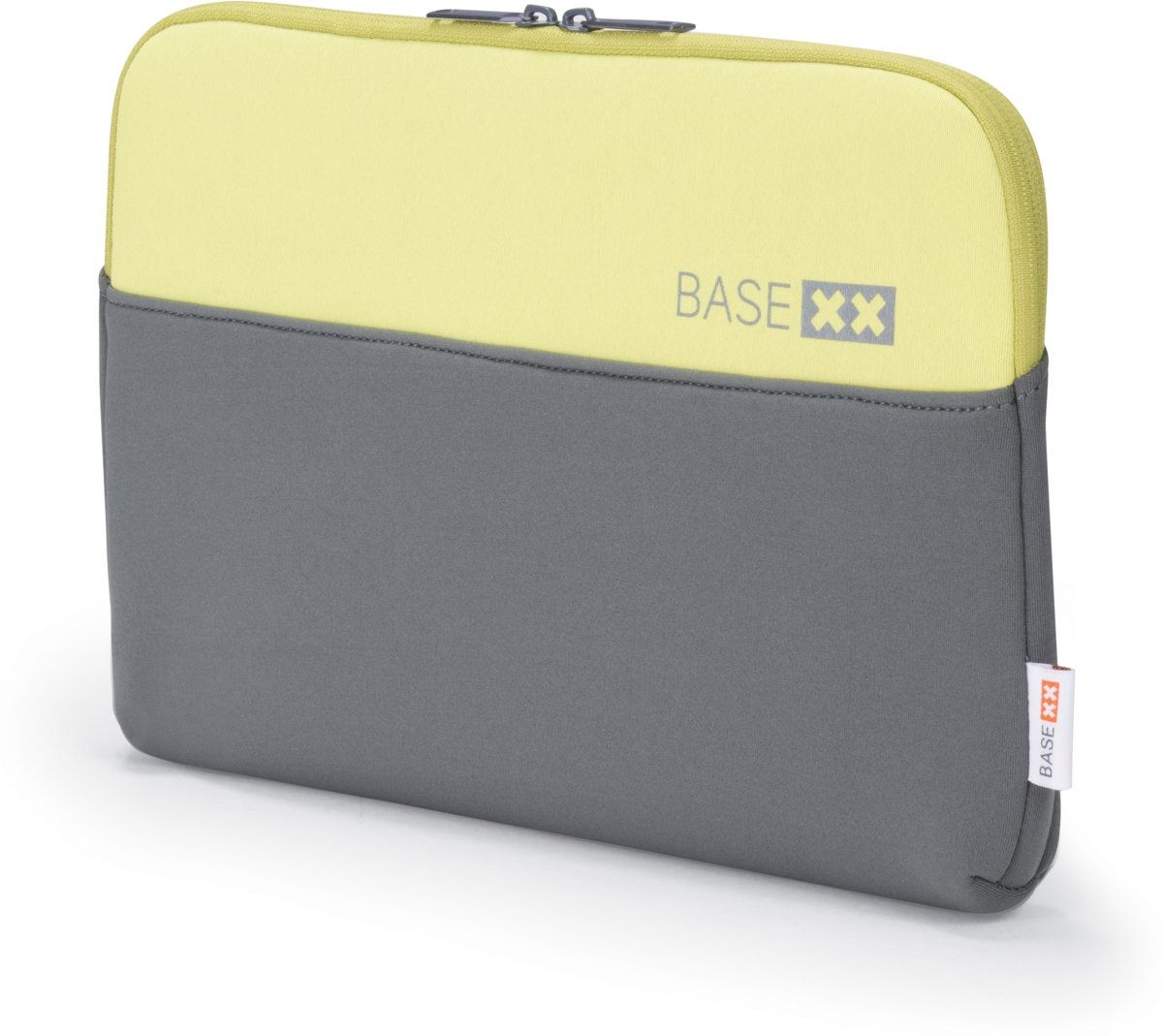 Dicota BASE XX S 11.6 inch - Laptop Sleeve / Grijs en Limoen