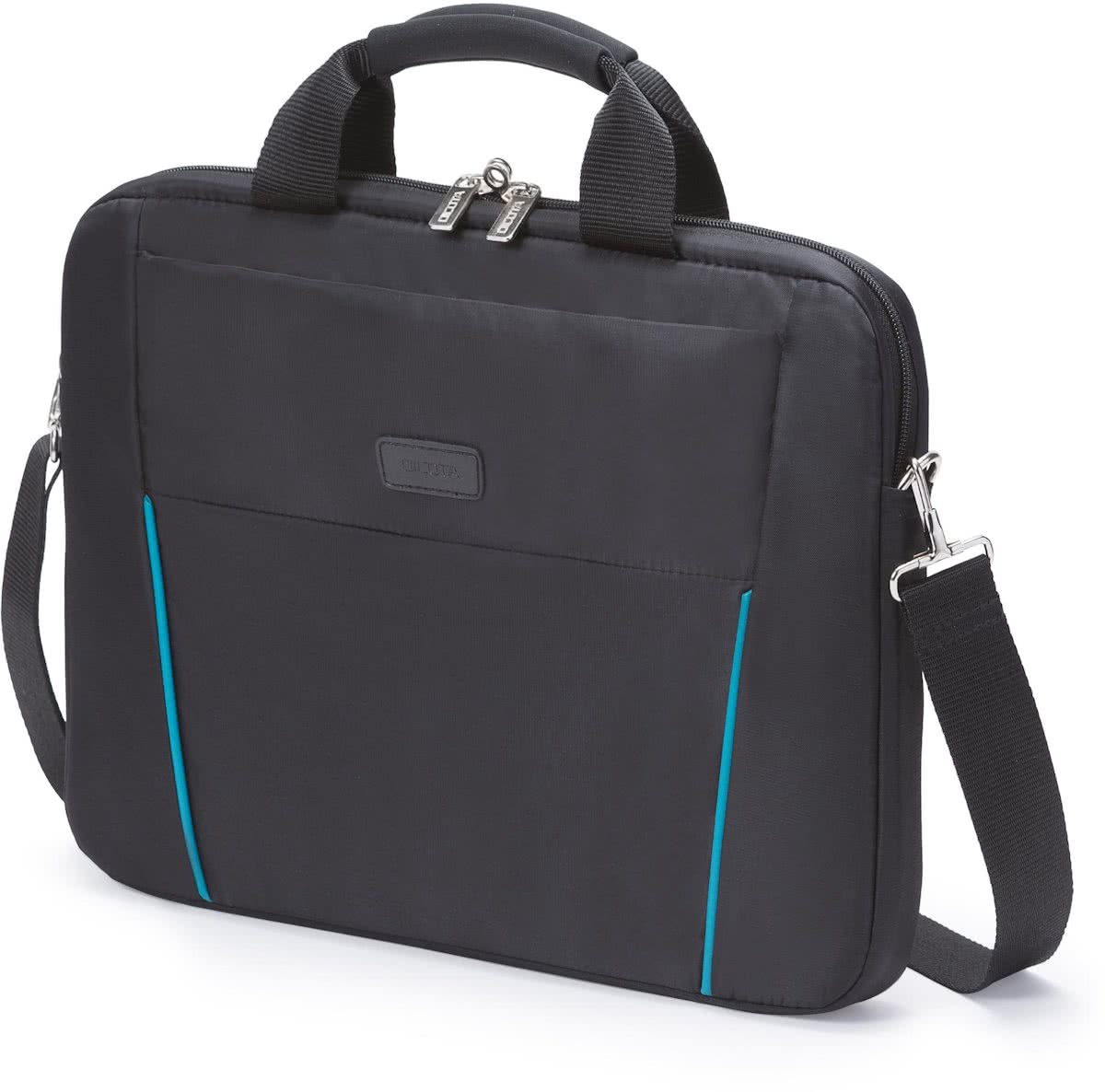 Dicota Slim Case BASE 13 inch - Laptoptas / Zwart / Blauw