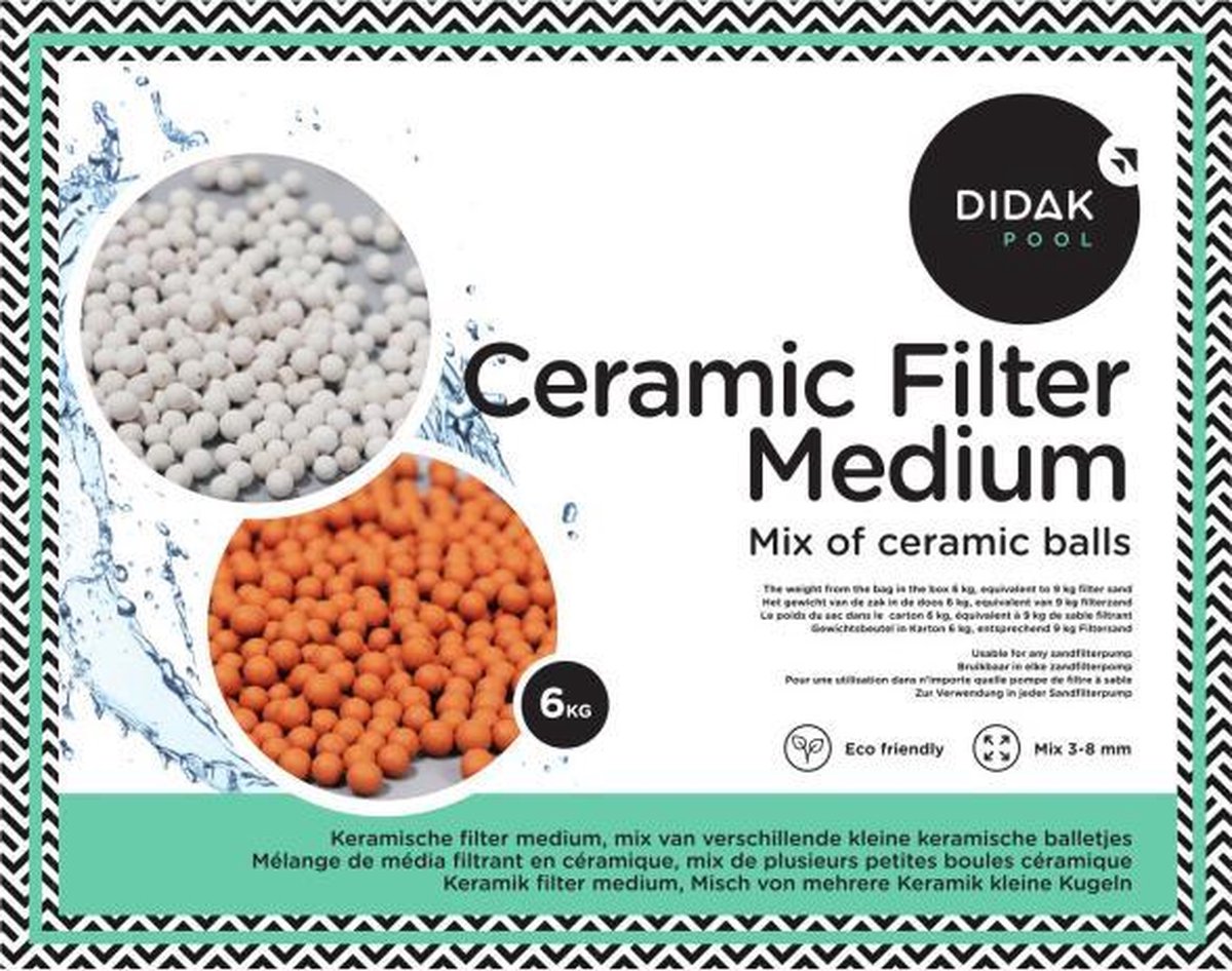   - Ceramic Filter Medium – Mix 3 soorten Keramische balletjes 3.0 – 4.0 mm – 6 kg