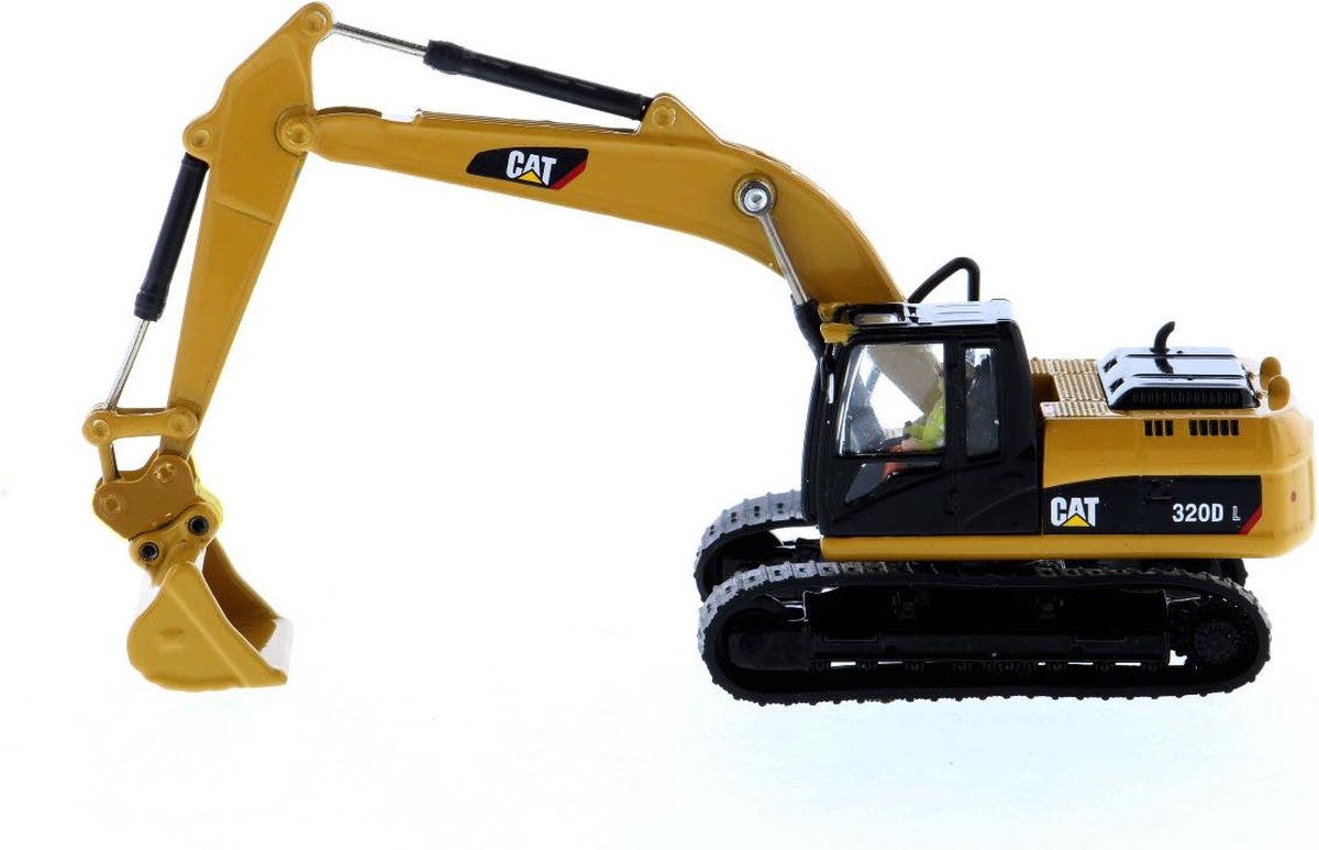 Cat 320D Graafmachine met diverse accessoires (tools) - 1:87 - Diecast Masters - HO Series