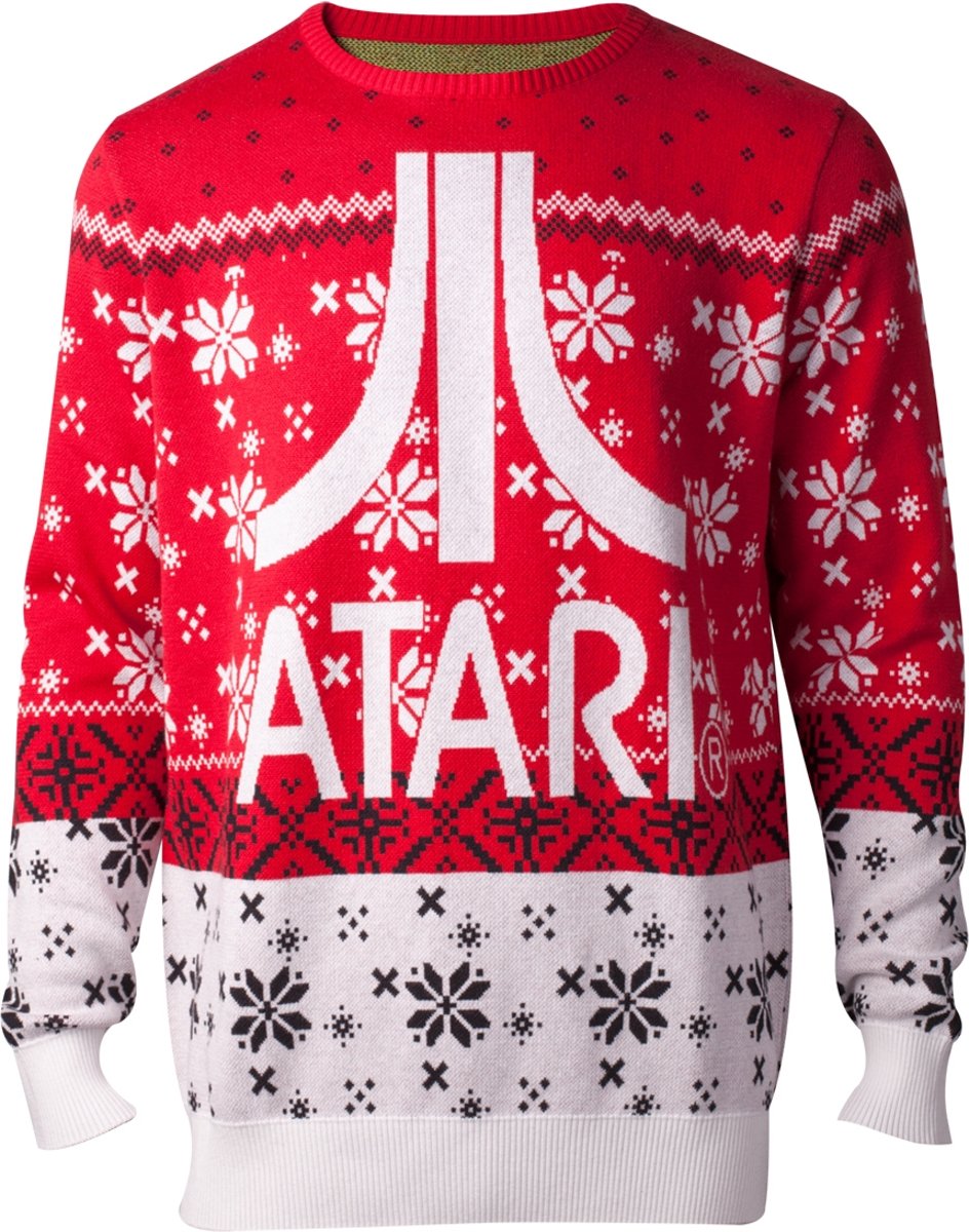 Difuzed Atari Kersttrui Maat M - Rood