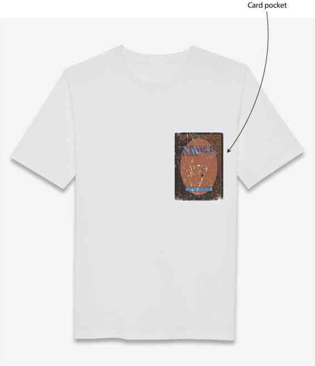 Magic The Gathering Heren Tshirt -S- Cards Wit