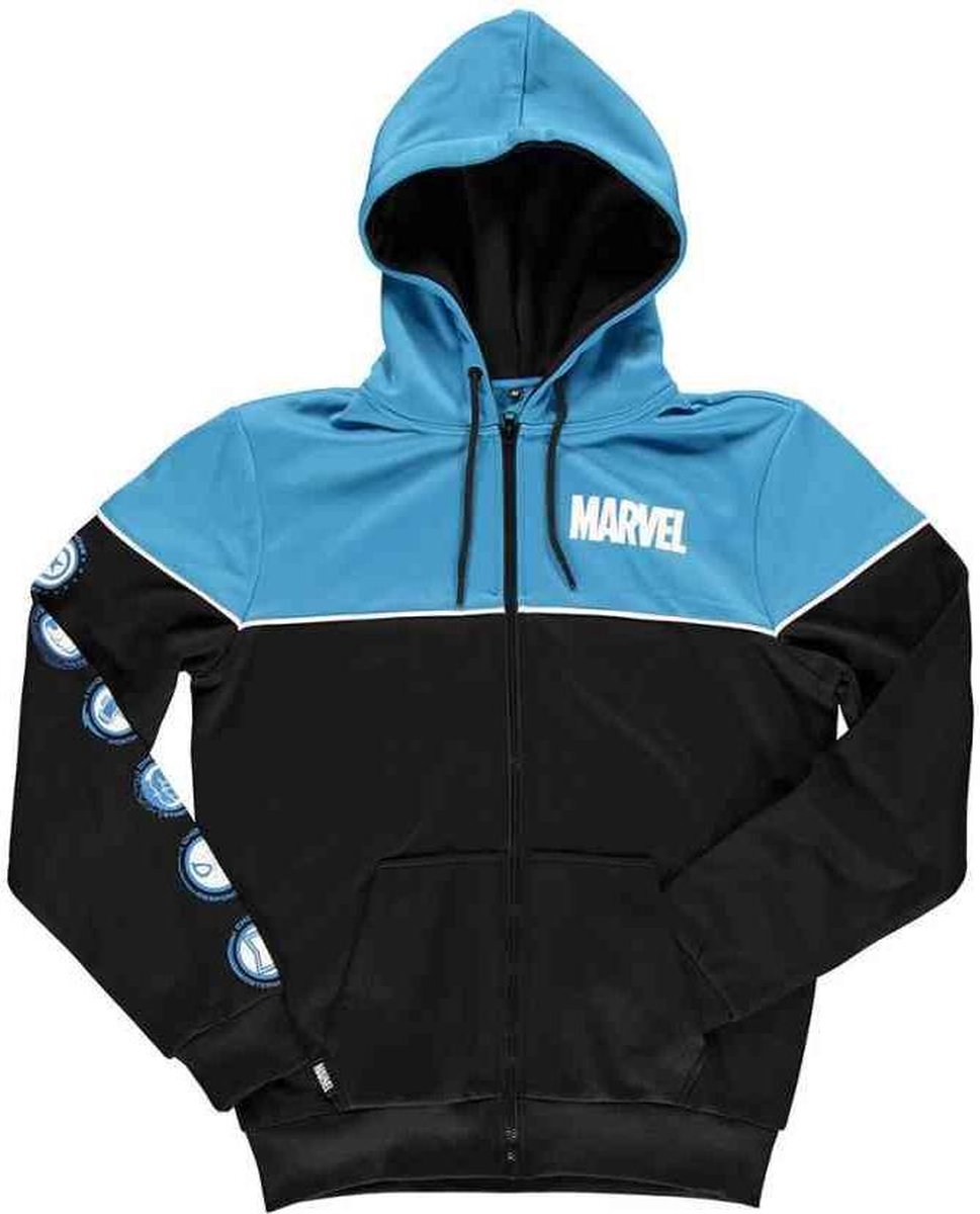 Marvel Vest met capuchon -M- Icon Technical Zwart/Blauw