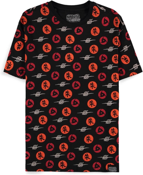 Naruto Shippuden - Symbols Men\s Short Sleeved T-shirt