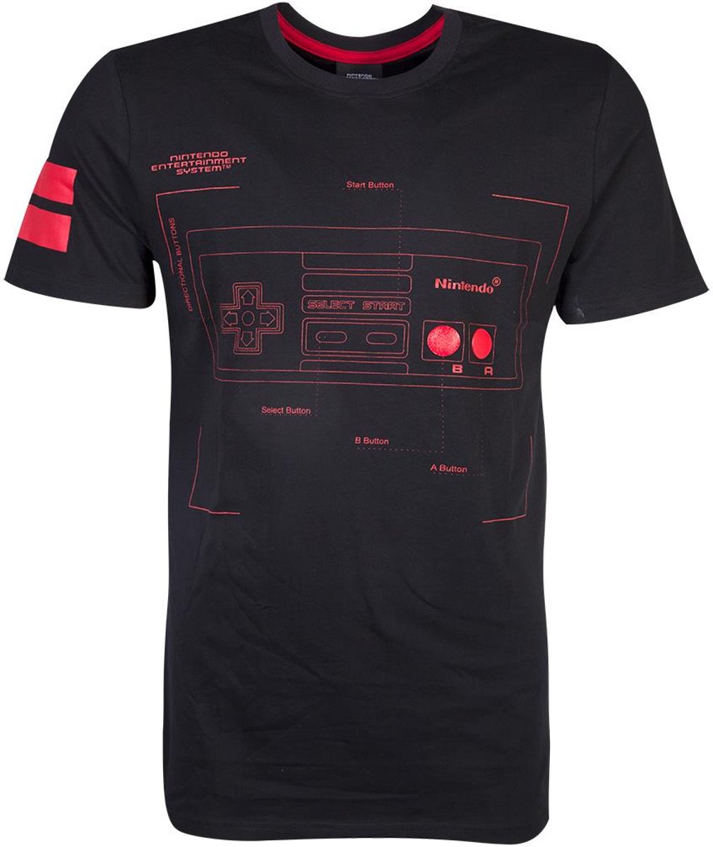 Nintendo - Controller Mens T-shirt - L MERCHANDISE