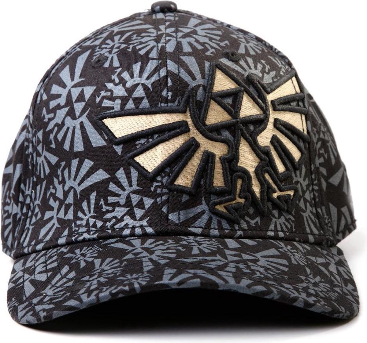 Nintendo - Zelda Flex Cap with Logos (Black)