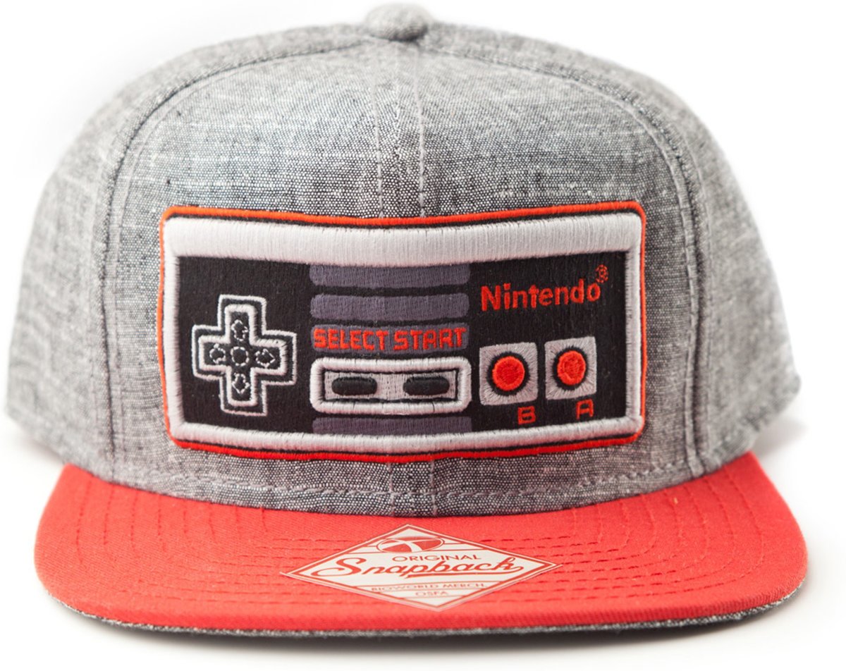 Officieel gelicenseerd - Nintendo - NES Controller Snapback pet - Unisex