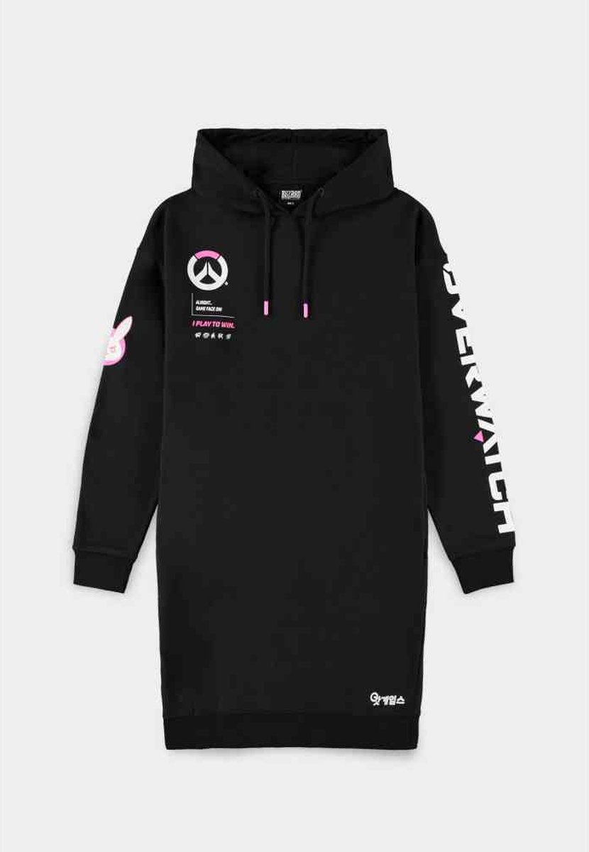 Overwatch Korte jurk -2XL- D.VA Zwart