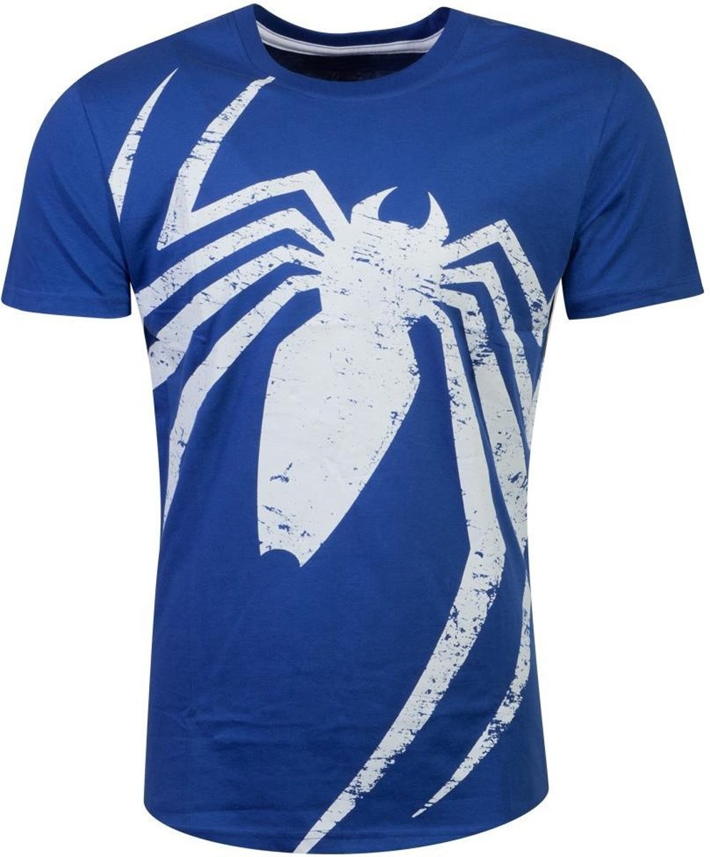 Spiderman - Acid Wash Spider T-shirt - XL MERCHANDISE