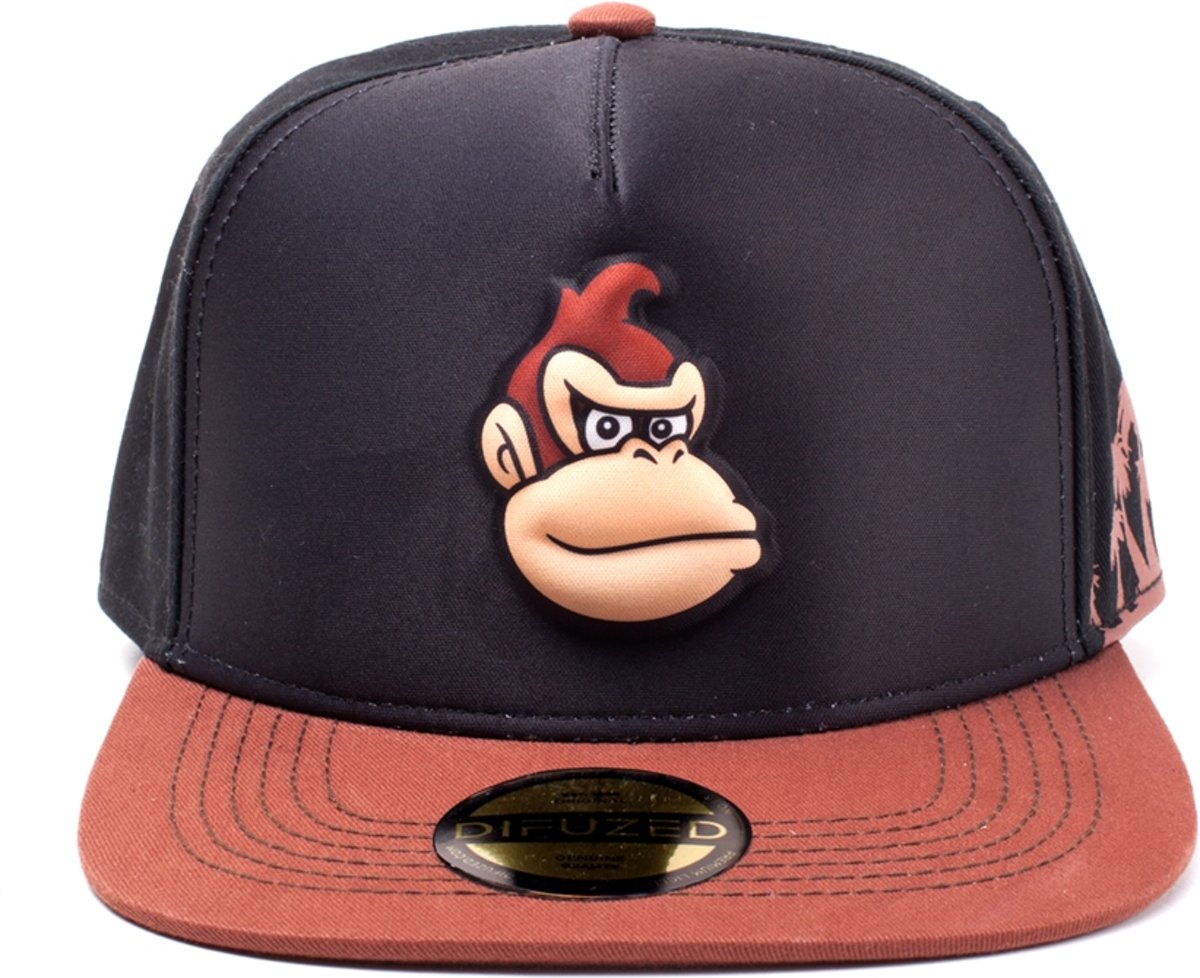 Super Mario - Donkey Kong EVA Molded Screen Print Snapback Cap