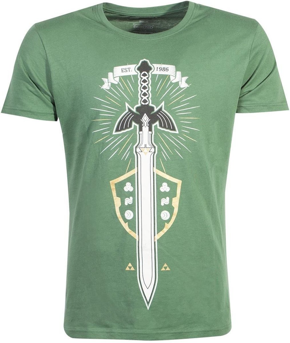 Zelda - The Master Sword Mens T-shirt - L MERCHANDISE