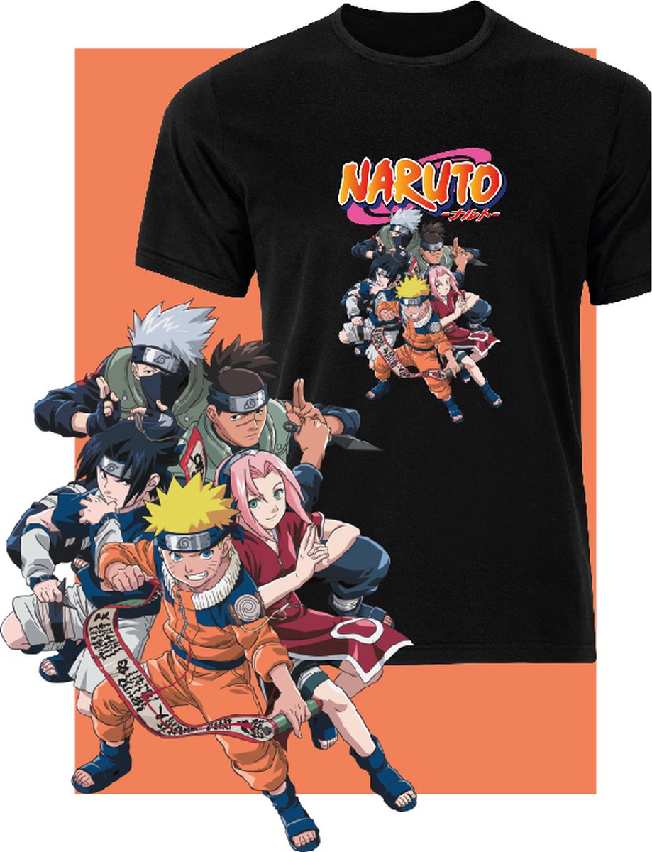 naruto t-shirt - maat M - anime - manga