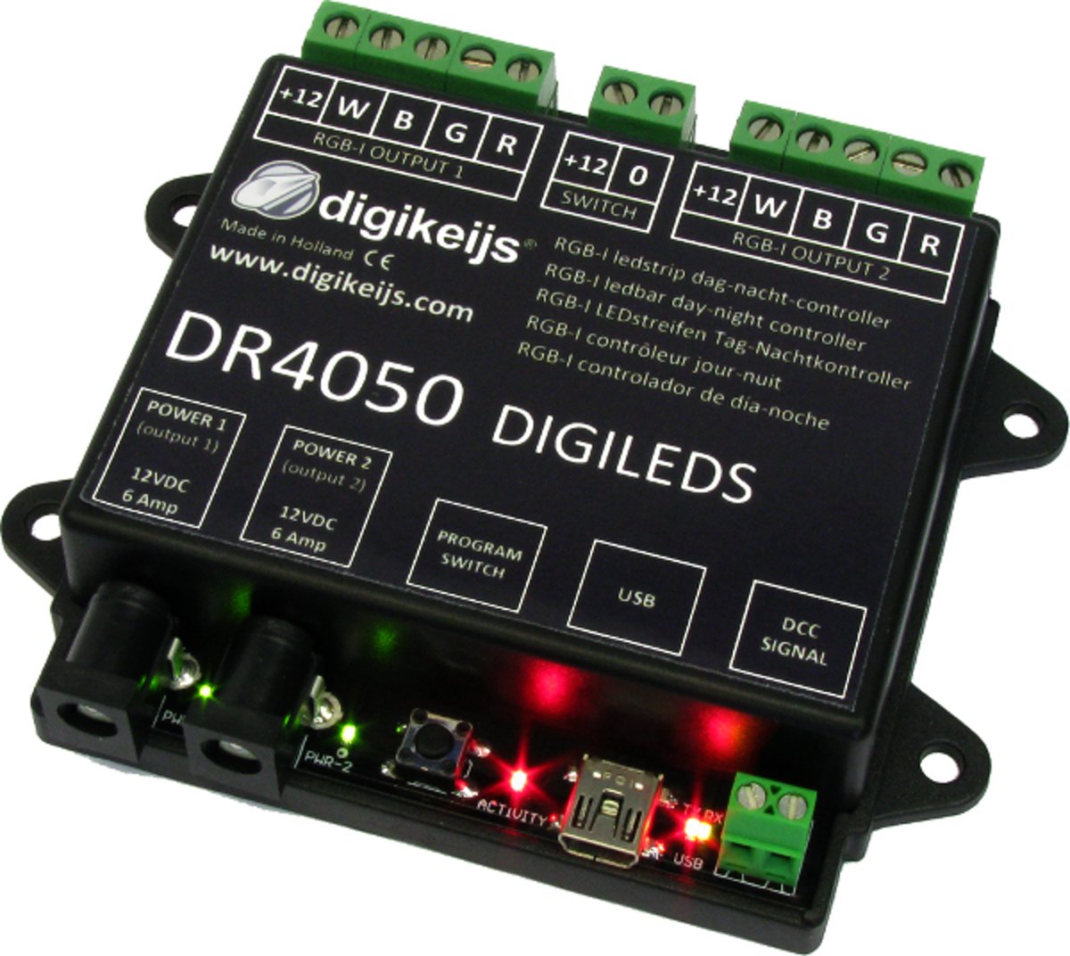 DR4050 - RGB Modelbaanverlichting controller