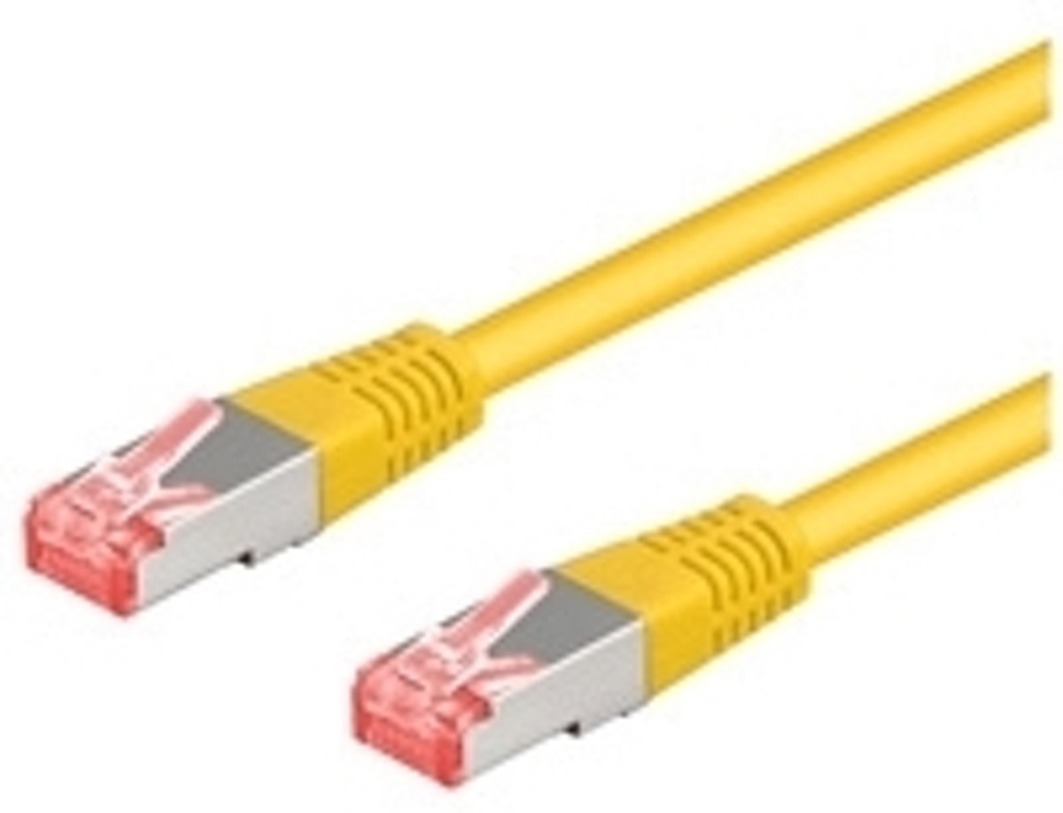 Digitus 0.5m Cat6a S/FTP 0.5m Cat6a S/FTP (S-STP) Geel netwerkkabel