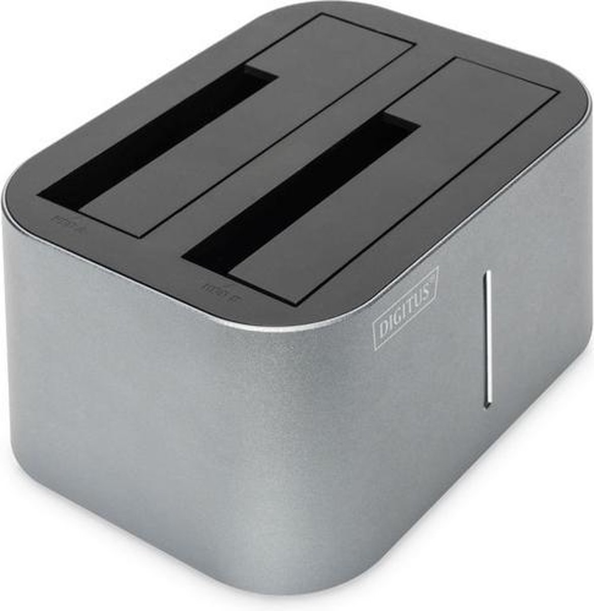 Digitus DA-71540-1 basisstation voor opslagstations USB 3.2 Gen 1 (3.1 Gen 1) Type-B Zwart, Zilver