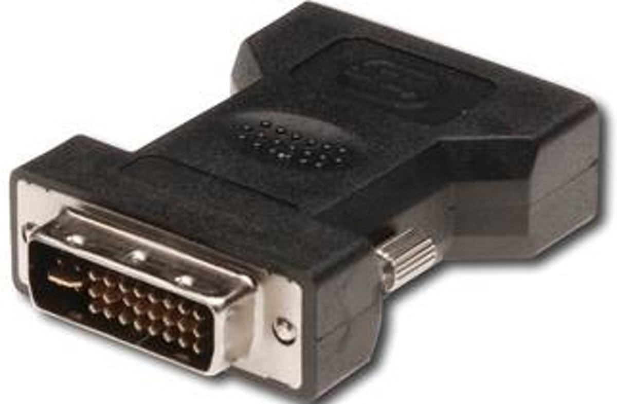 Digitus DB-320504-000-S DVI (24+5) VGA (D-Sub) Zwart kabeladapter/verloopstukje