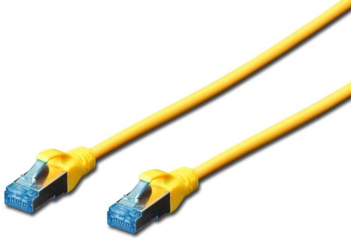 Digitus DK-1532-005/Y - Netwerkkabel - RJ45 - 0.5 m - Geel