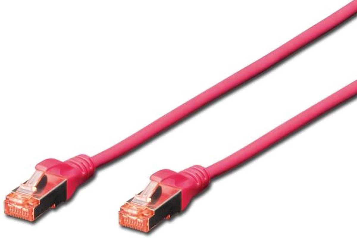 Digitus DK-1644-020/MG 2m Cat6 S/FTP (S-STP) Magenta netwerkkabel