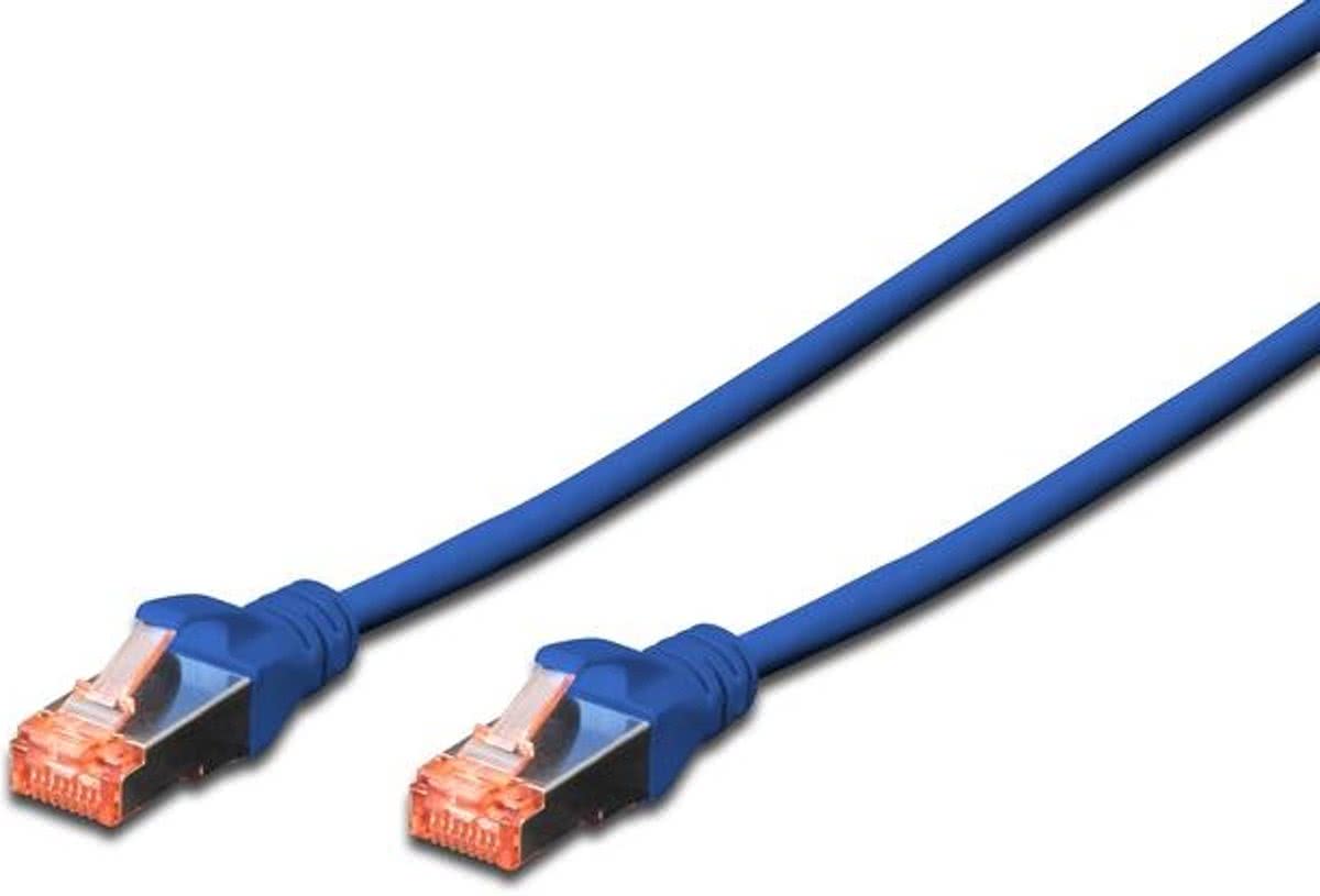 Digitus DK-1644-100/B 10m Cat6 S/FTP (S-STP) Blauw netwerkkabel