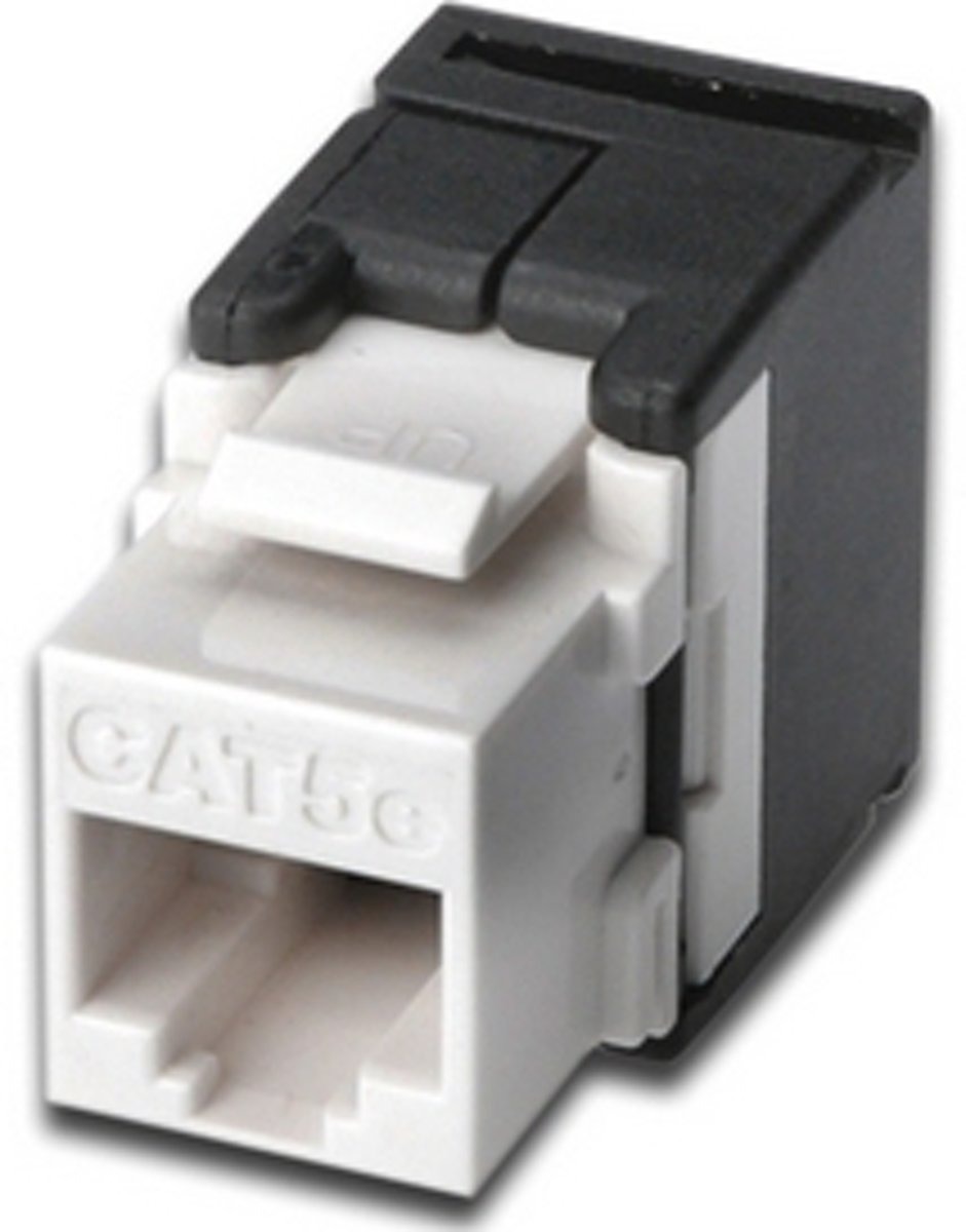 Digitus DN-93502 RJ45 Zwart, Wit kabeladapter/verloopstukje