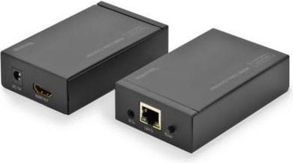 Digitus DS-55120 audio/video extender AV-zender & ontvanger Zwart