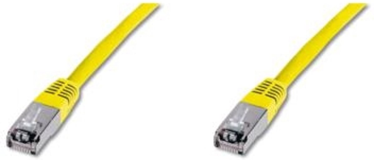 Digitus Premium CAT 5e SF-UTP 20m Cat5e SF/UTP (S-FTP) Geel netwerkkabel