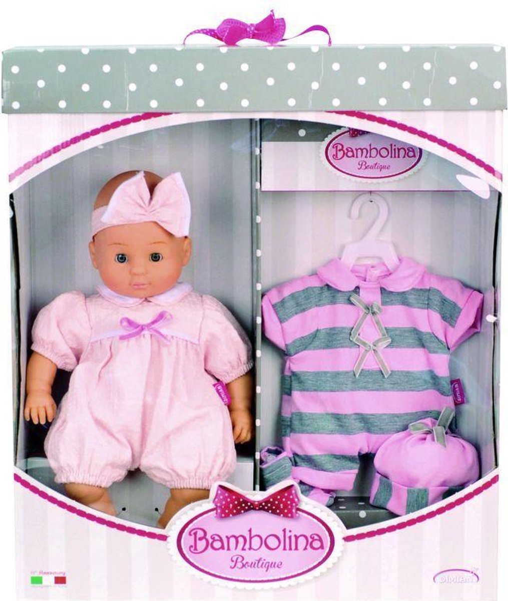 Dimian Bambolina Boutique 36cm Baby Doll Gift set