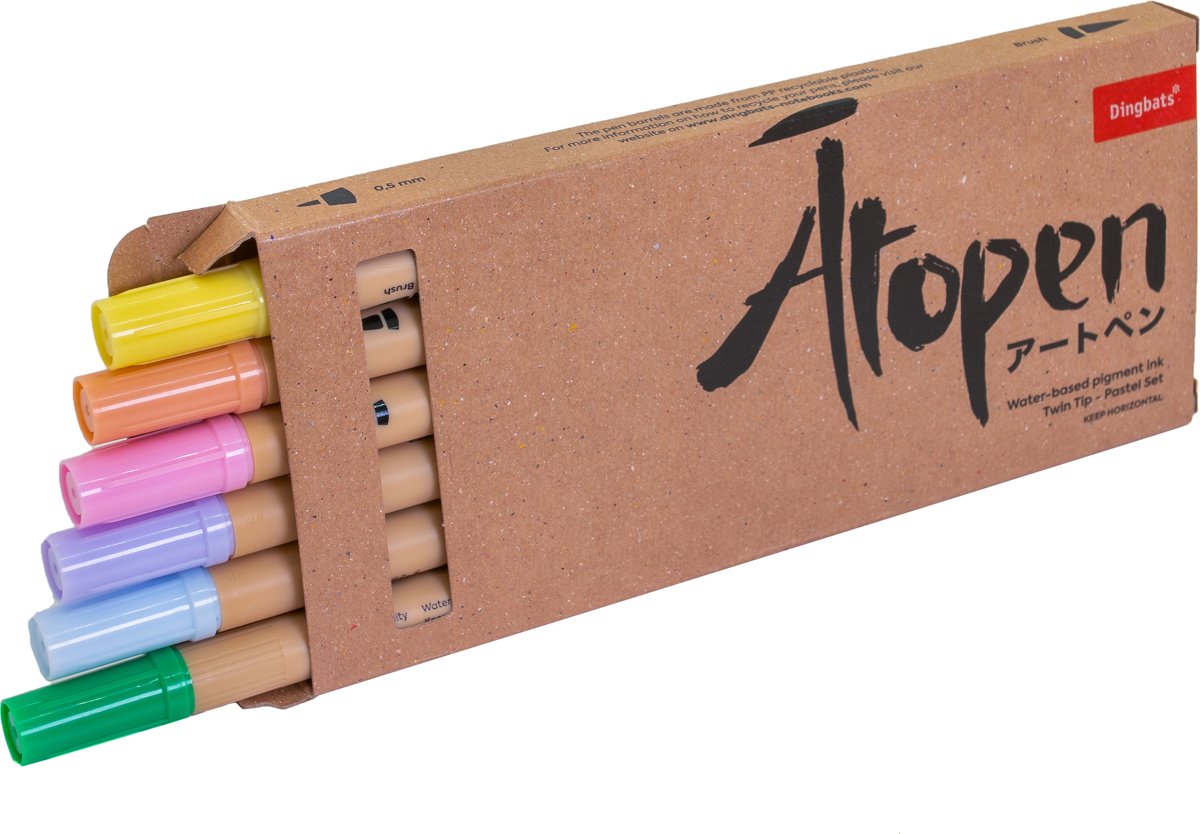 Dingbats Atopen Pastel Set 6 X Fineliner