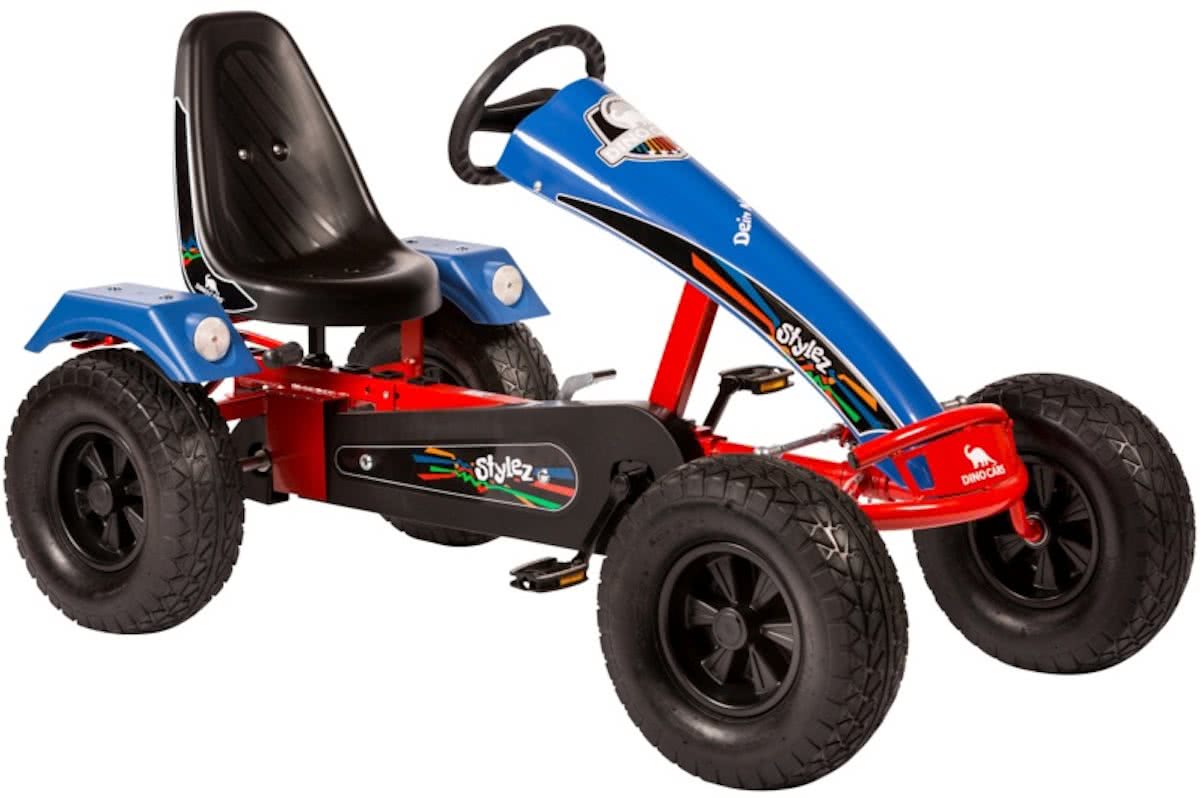 Dino Cars Stylez Skelter Met Off-road Banden Rood / Blauw