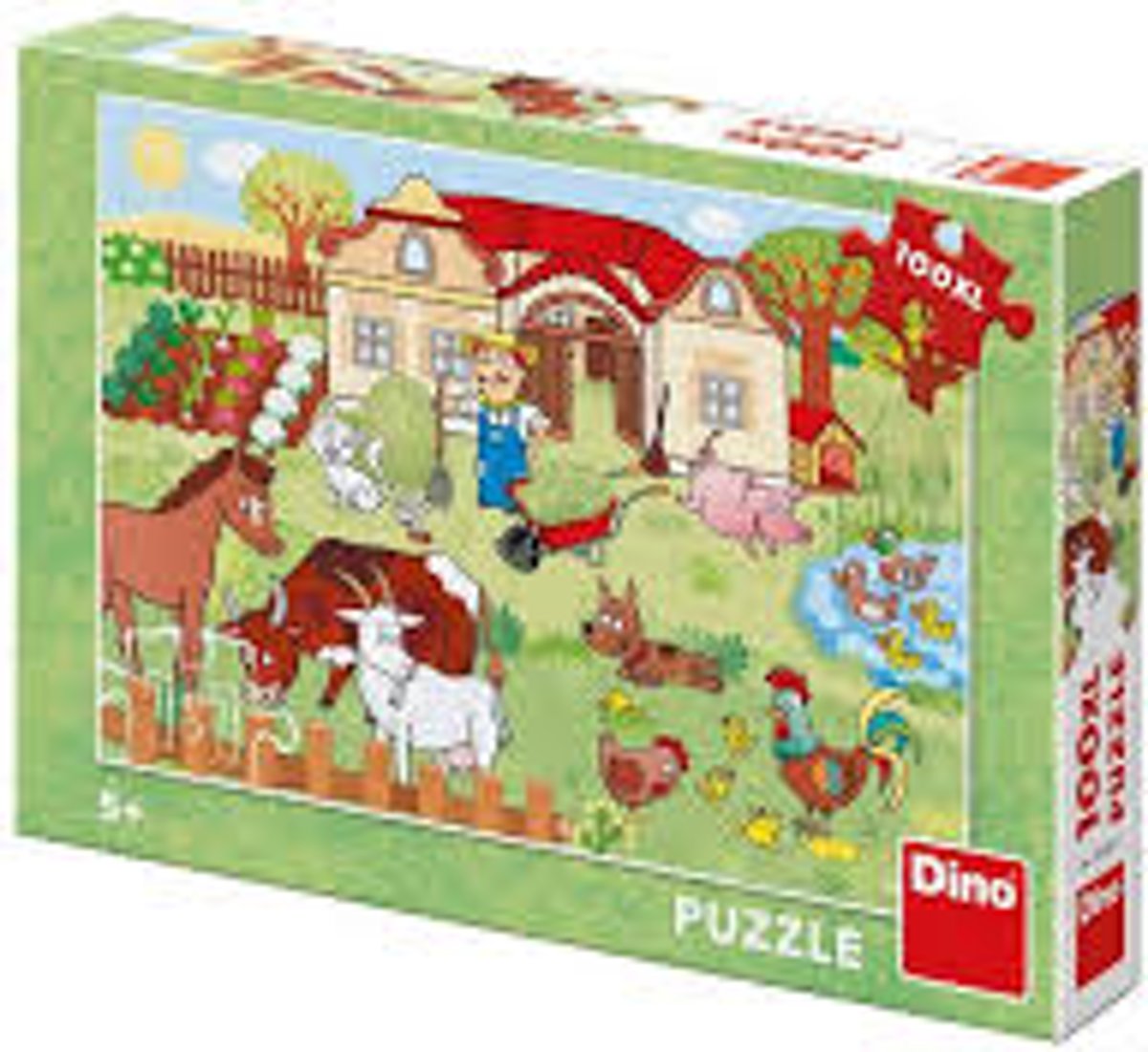 Boerderij puzzel 100 stukjes xl.