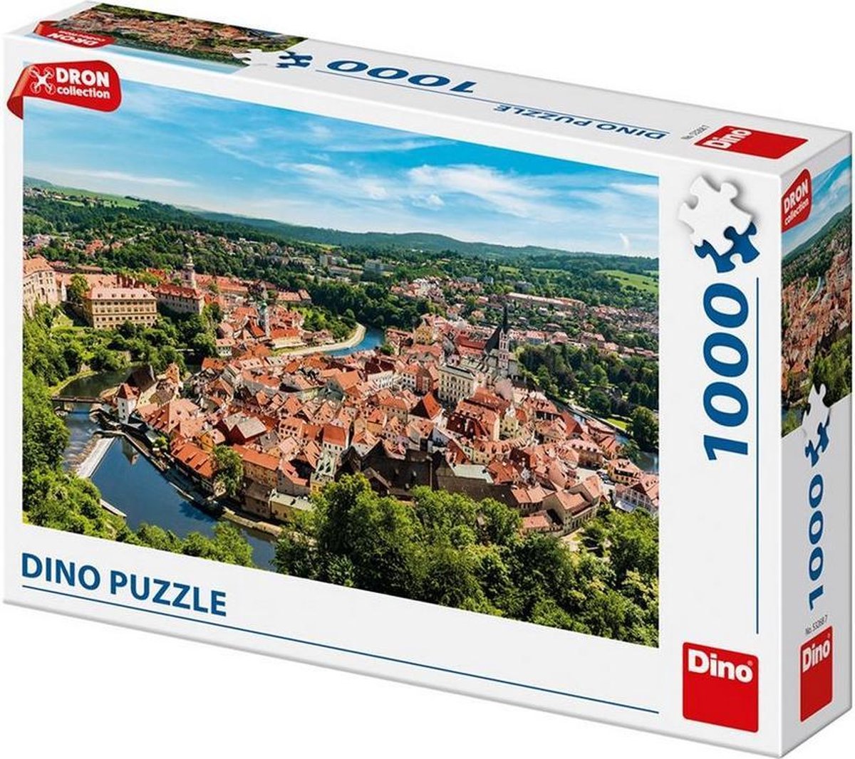 Dino Drone Puzzel Český Krumlov 1000 stukjes