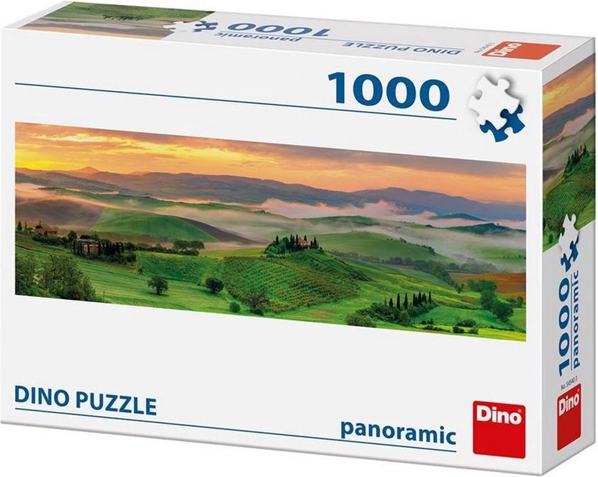 Dino Panorama Puzzel Zonsondergang 1000 stukjes