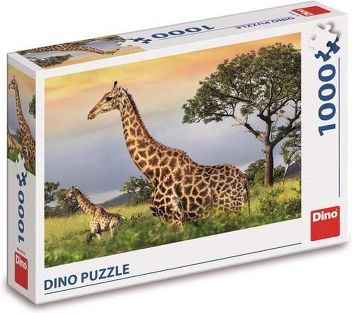 Dino Puzzel Giraffenfamilie 1000 stukjes