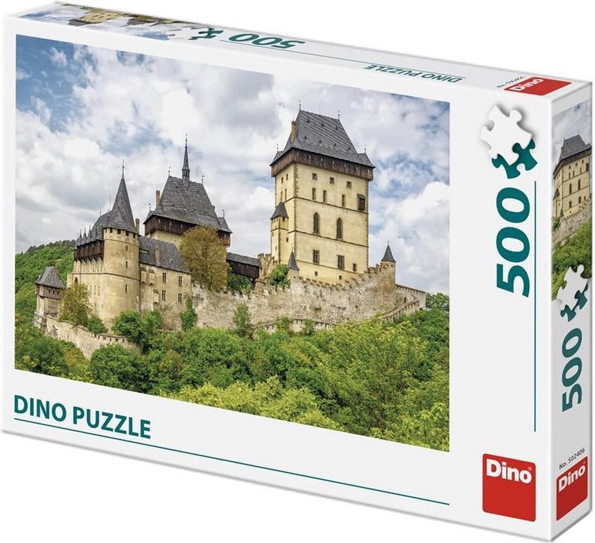 Dino Puzzel Kasteel Karlštejn 500 stukjes