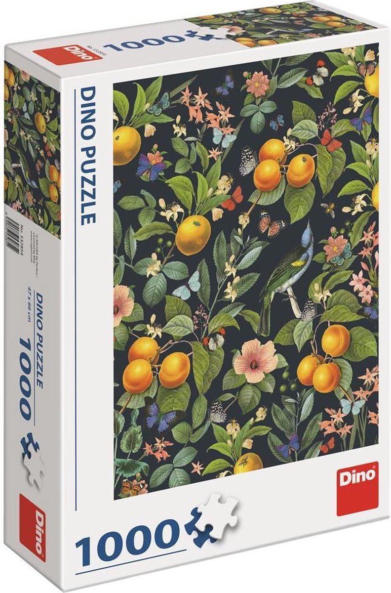 Dino Puzzle Blooming oranges  1000 pcs