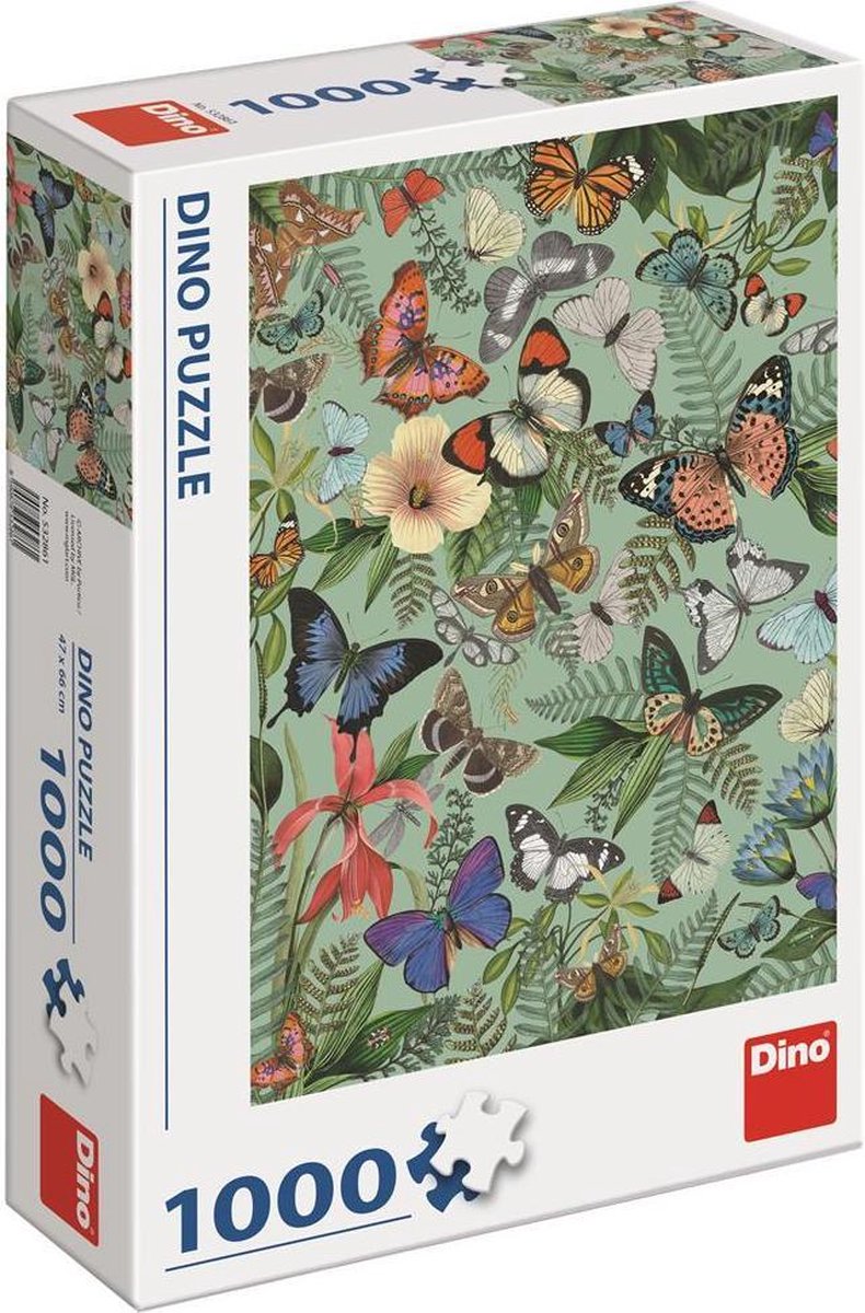 Dino Puzzle Butterfly Meadow 1000 pcs