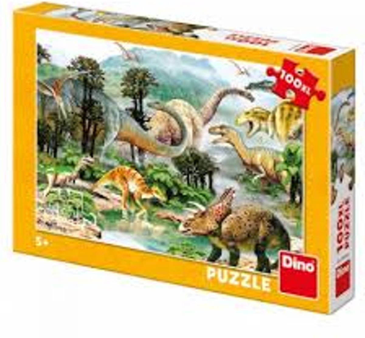 Dino kinderpuzzel 100 stukjes