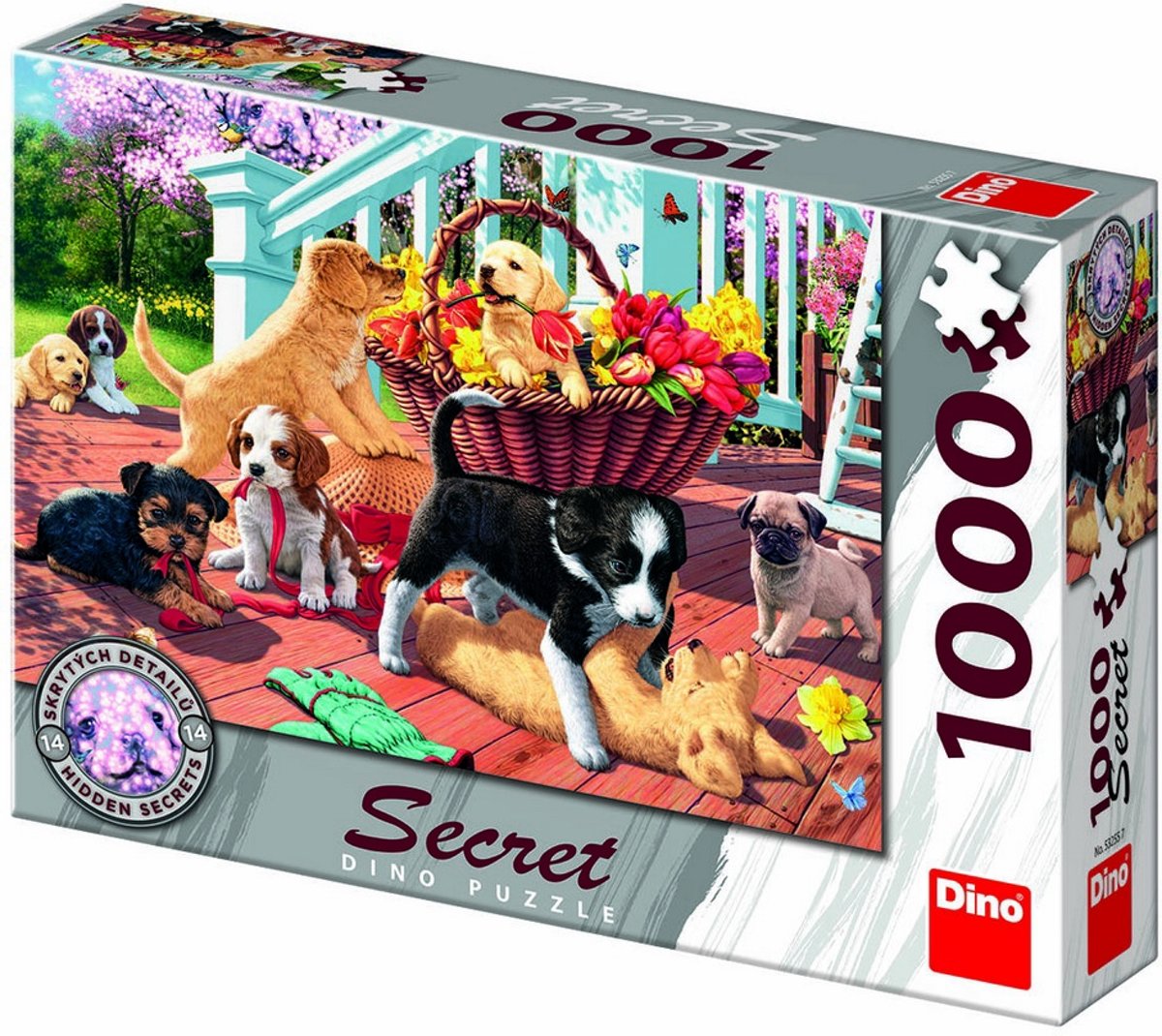 Puzzel met geheimen Honden: 1000 stukjes