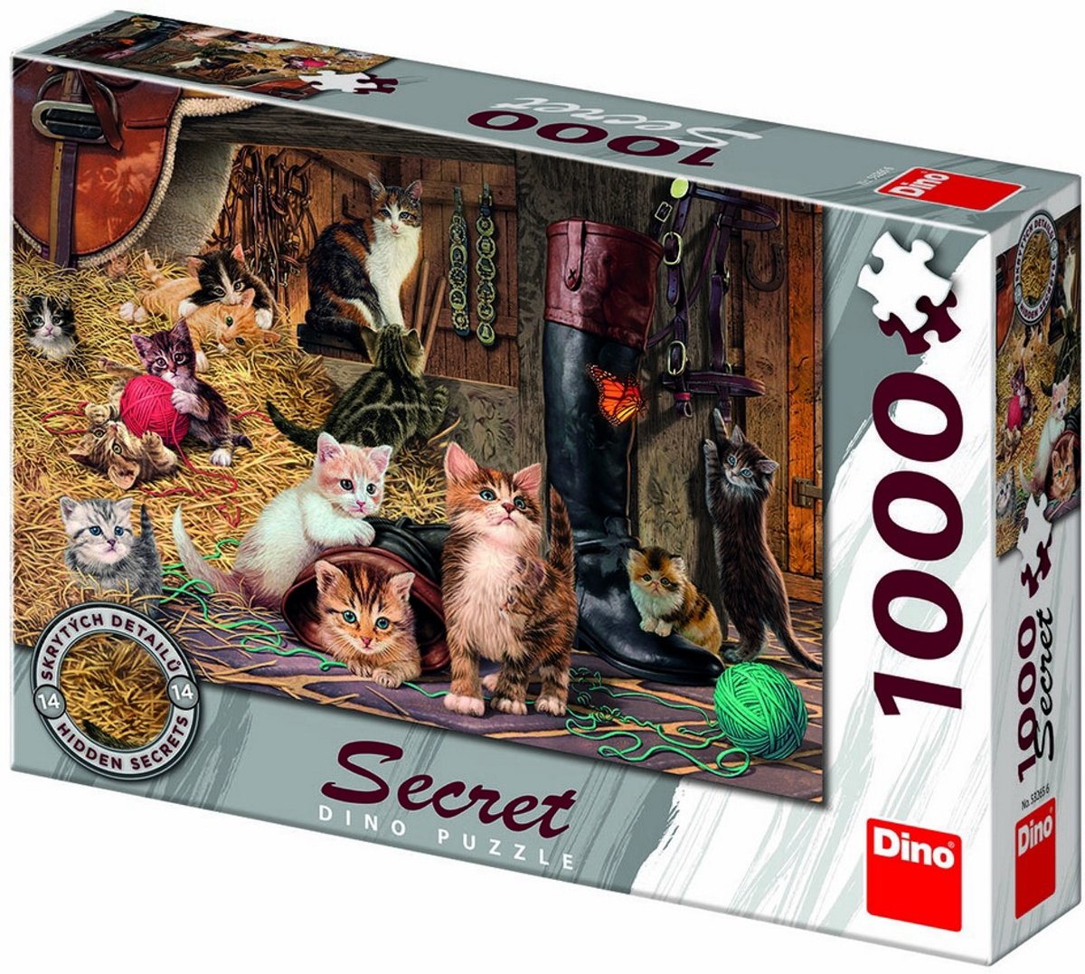 Puzzel met geheimen: Kittens 1000 stukjes