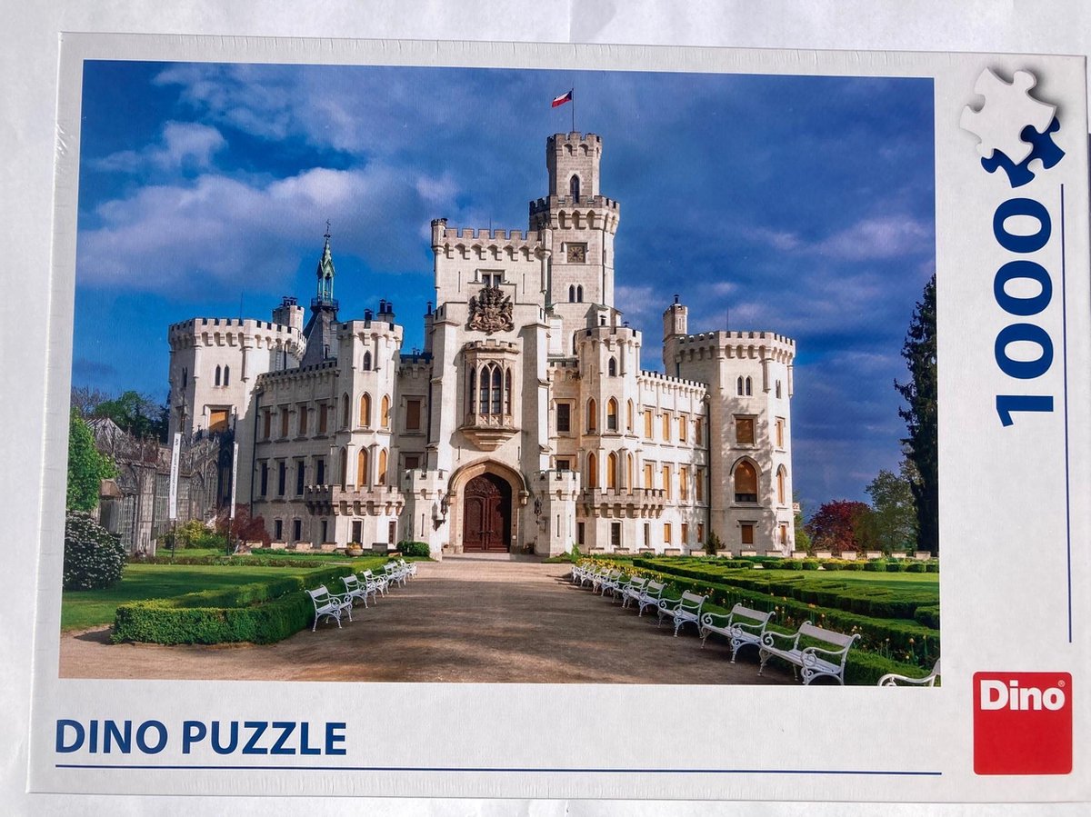 puzzel van hluboka castle czech republic.1000 stukjes.