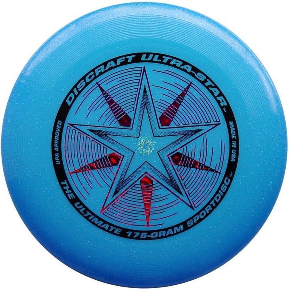 Discraft Frisbee Sky Styler 27 Cm Blauw Met Glitters