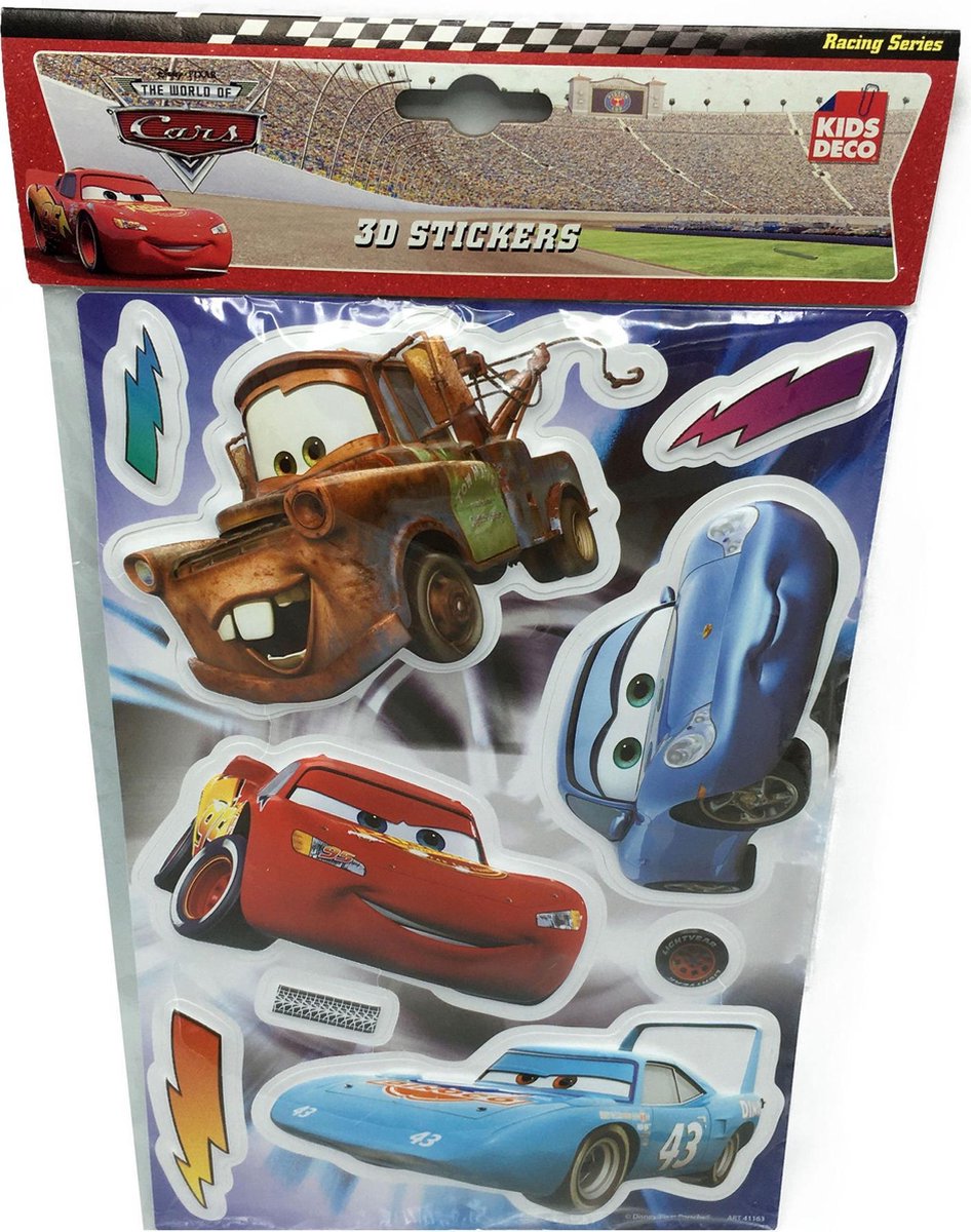 Disney Cars - 3D Stickerset (geen muurstickers)