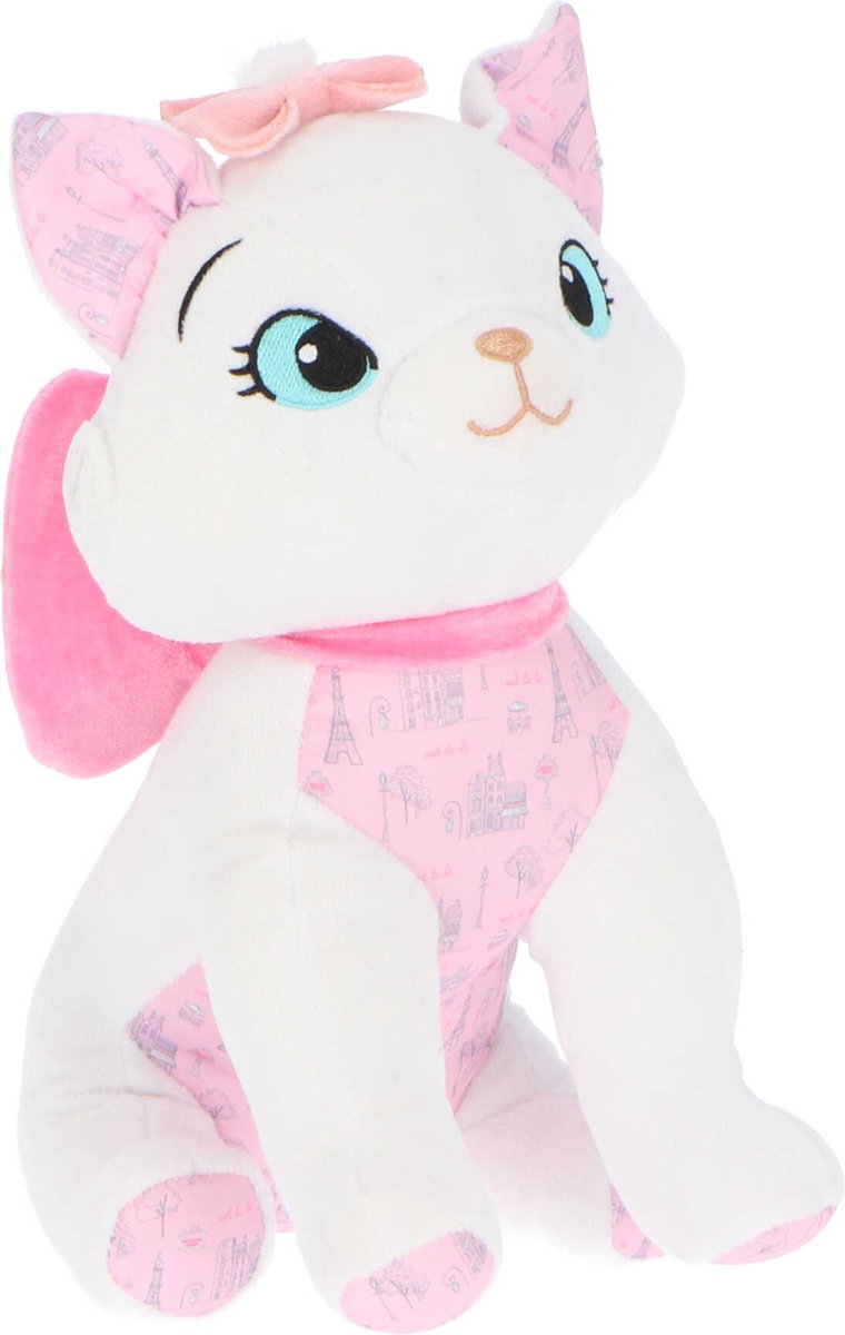 Disney Pluche - met Print - en Geluid -Marie - Knuffel