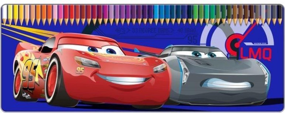 Cars3 50-delige potenlodenset in tinnen doos