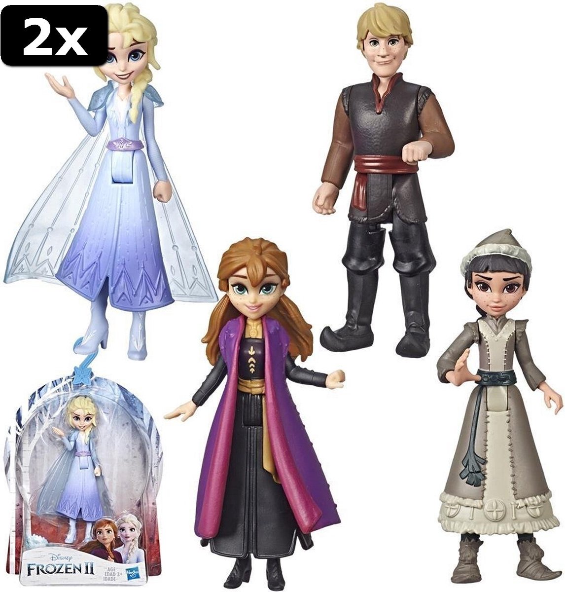 2x Disney Frozen 2 Mini Figuur